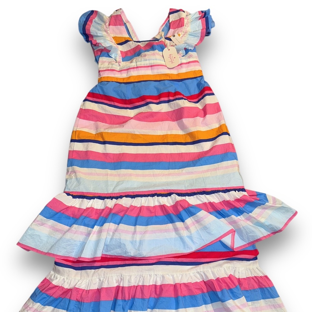 Anthropologie Plenty by Tracy Reese Rainbow Stripe Maxi‎ Dress (NWT) - Picture 2 of 7